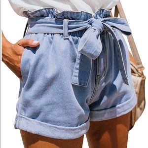 Denim shorts